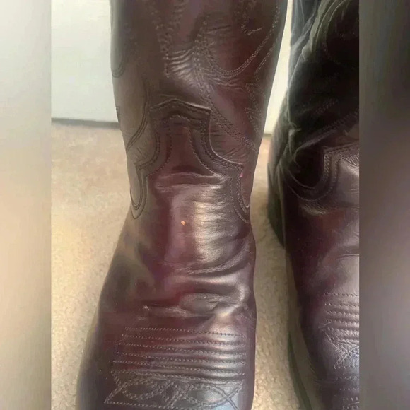 Men’s size 12 D Acme leather cowboy boots. Beautiful! - Picture 2 of 16